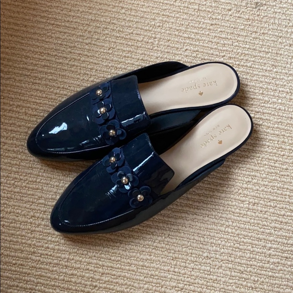 Kate spade navy slides